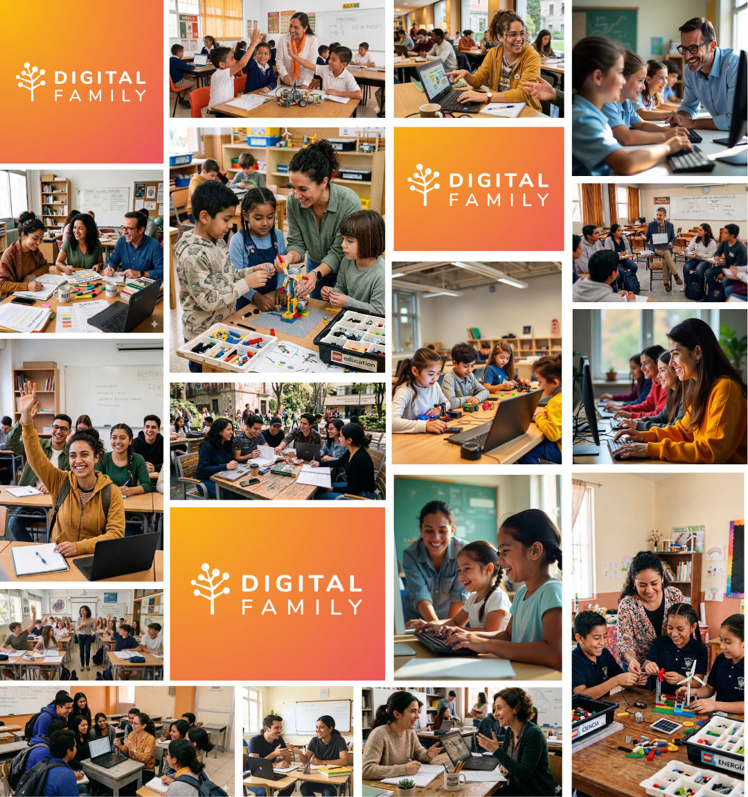 Collage Digital Family